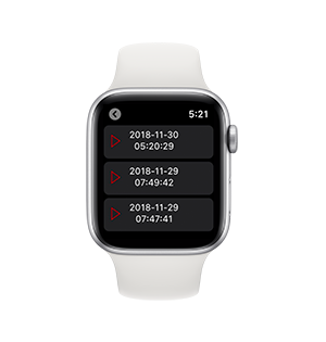 questa app è disponibile per l'utilizzo in Apple Watch